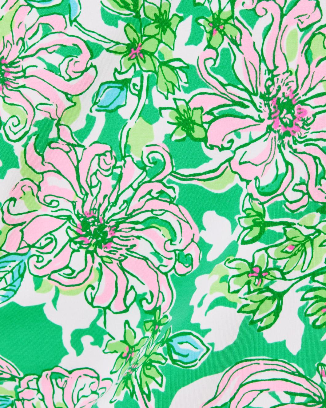 Lilly Pulitzer Upf 50+ Skipper Popover Spearmint Blossom Views | Women Tops