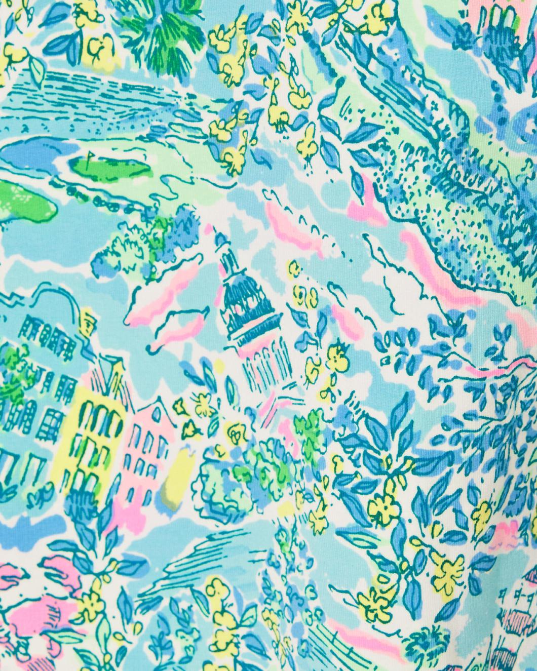 Lilly Pulitzer Upf 50+ Skipper Popover Surf Blue Lilly Loves South Carolina | Women Tops