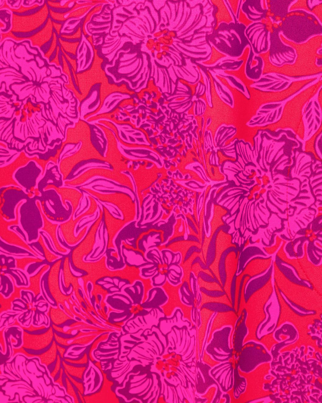 Lilly Pulitzer Upf 50+ Solia Chillylilly Dress Amaryllis Red Secret Hideaway | Women Swing Dresses
