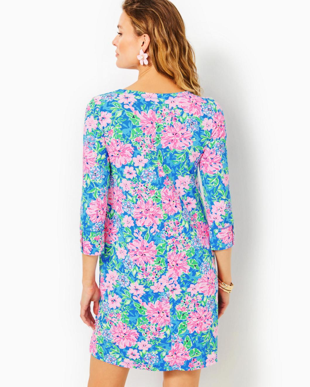 Lilly Pulitzer Upf 50+ Solia Chillylilly Dress Multi Spring In Your Step | Women Swing Dresses