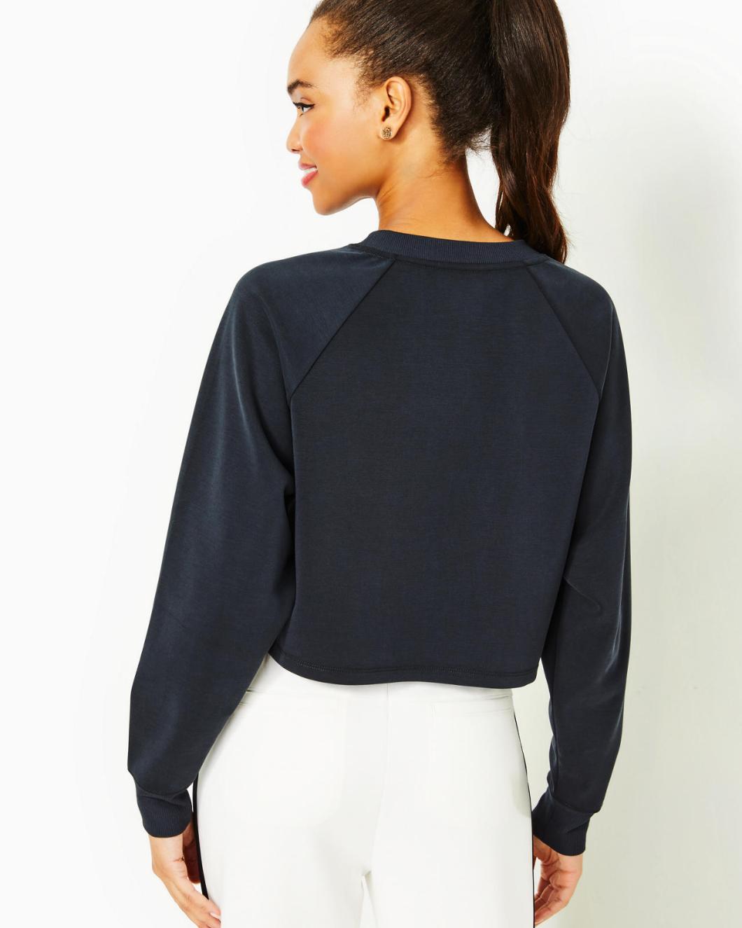 Lilly Pulitzer Upf 50+ Zelek Pullover Noir | Women Tops