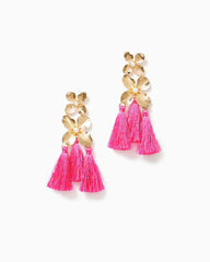 Lilly Pulitzer Via Flora Tassel Earrings Roxie Pink | Women Jewelry