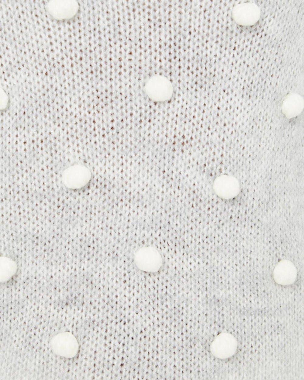 Lilly Pulitzer Vienne Sweater Heathered Lunar Grey Playful Poms | Women Tops