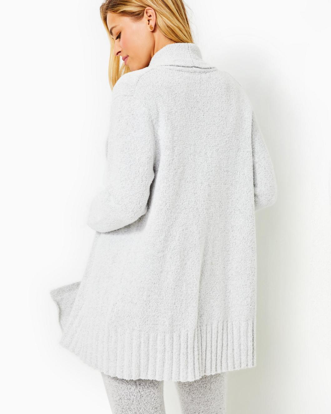 Lilly Pulitzer Zani Cardigan Heathered Lunar Grey | Women Tops
