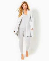 Lilly Pulitzer Zani Cardigan Heathered Lunar Grey | Women Tops
